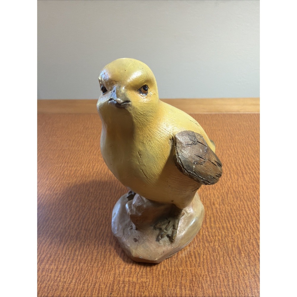 TII Collections‎ Handcrafted Yellow Bird Figure Decoration Resin 4"